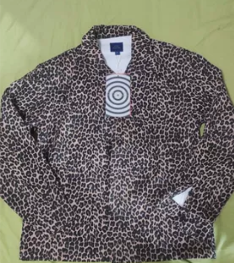 EPIC POETRY 豹纹落肩夹克外套 ...