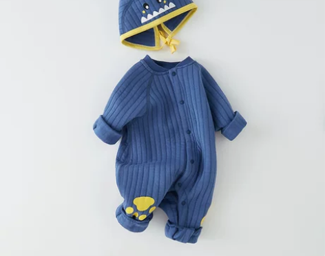 【三折专区】品牌折扣店撤柜婴儿连体衣秋冬夹...