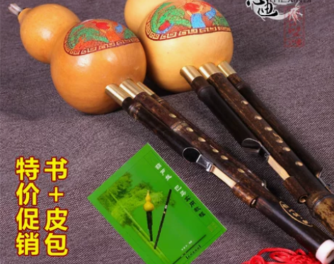 葫芦丝包邮铁心迪品牌/皮包送书/在线免费教...