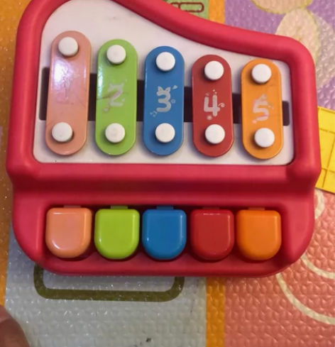 益智八音手敲琴宝宝二合一木琴乐器8个月婴幼...