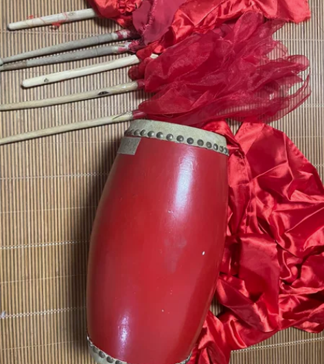 成人腰鼓儿童腰鼓安塞腰鼓舞蹈打击乐器，送3...