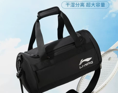 李宁健身包游泳收纳包干湿分离男运动训练款女...