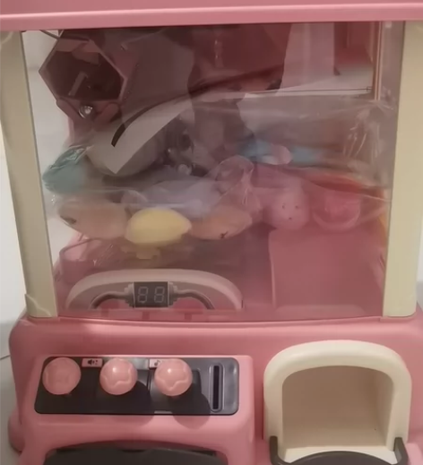 淘嘟嘟星盟熊`太空抓娃娃机 全新，粉色，未...