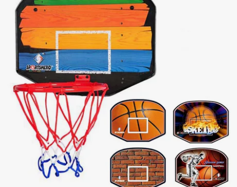 杰之儿童篮球框篮球架室内外篮圈篮球板亲子家...