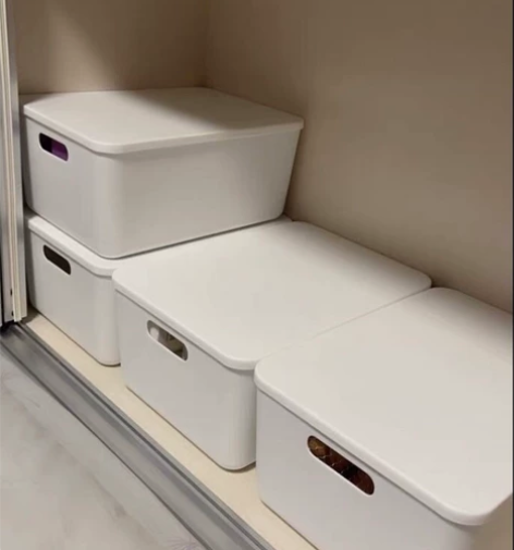 店铺转让 剩余30十几个 包邮白色收纳盒带...