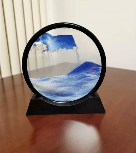 [流沙画摆件]  解压艺术摆件沙漏 生日 ...