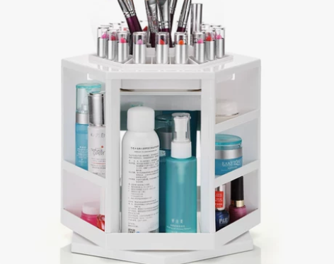 360度旋转 桌面化妆品收纳盒大号韩国 创...