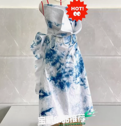 扎染作业 礼服设计 立裁作业 出服装设计礼...