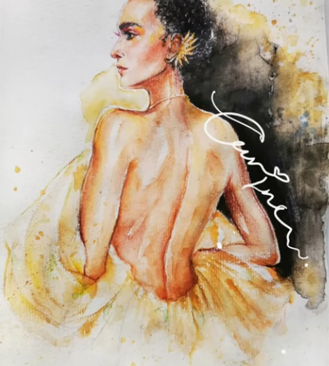 服装效果图 画各种服装手绘，时装插画。线稿...