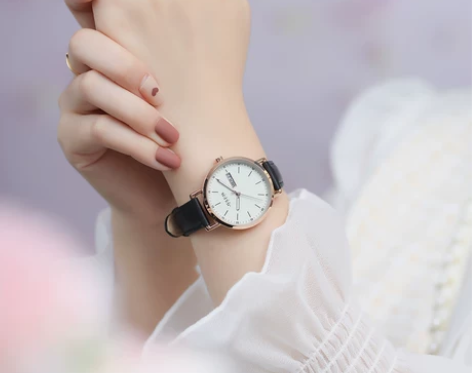 聚利时手表女学生考试专用小众防水静音指针式...