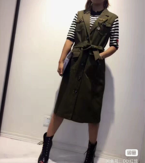 ＤＮＣＹ军旅风连衣裙购买请私信 全新正品M...