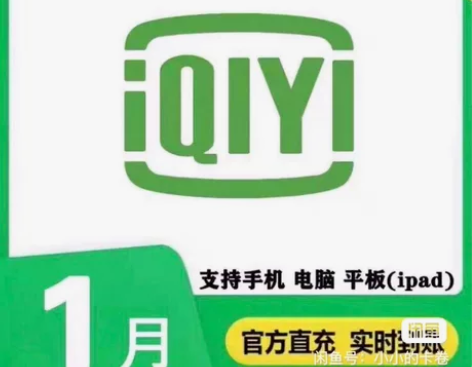 爱艺奇黄金VIP 会员月卡 爱奇艺黄金会员...