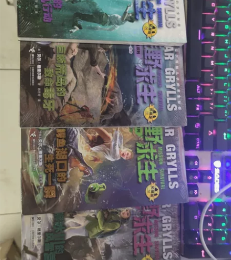 冒险小说荒野求生，4本未拆封全新便宜出了，...