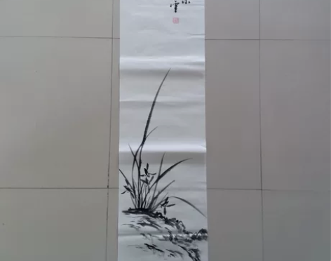 纯手绘字画写意兰花客厅办公室书房装饰画芯四...