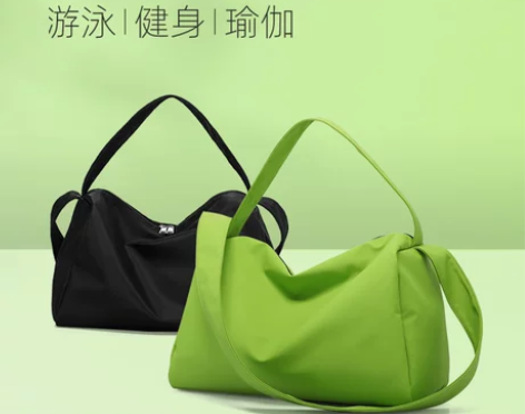 帆布包女士斜挎小包韩版运动休闲瑜伽健身包防...