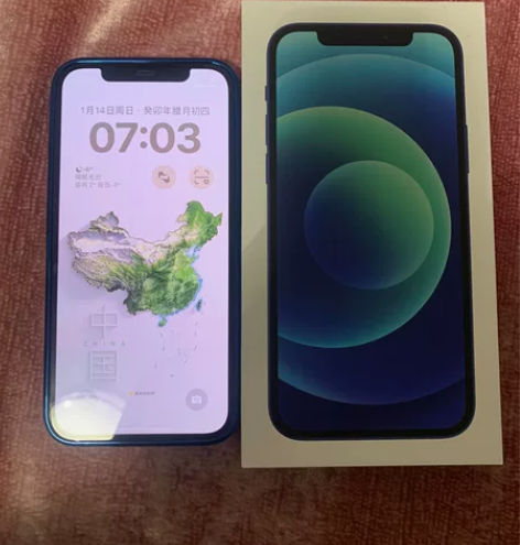 iPhone 12 128g 蓝色，国行，...