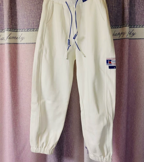 运动长裤全新一次没有穿过 白色 没有瑕疵 ...