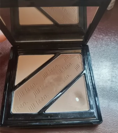 JILLLEEN修容盘三色阴影鼻影侧影哑光...