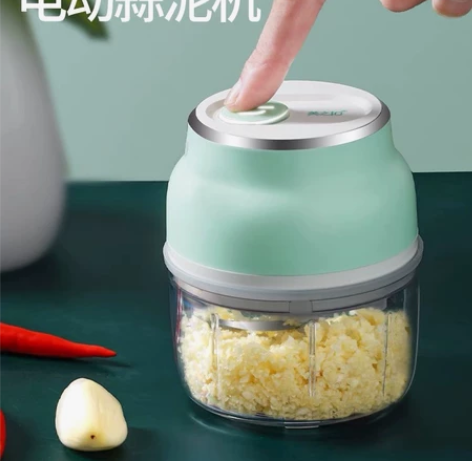 美之扣 蒜泥神器 电动迷你捣蒜器 辅食机 ...