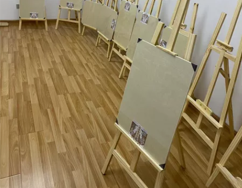 美术生专用画架黄松木可调节画架画板画架广告...