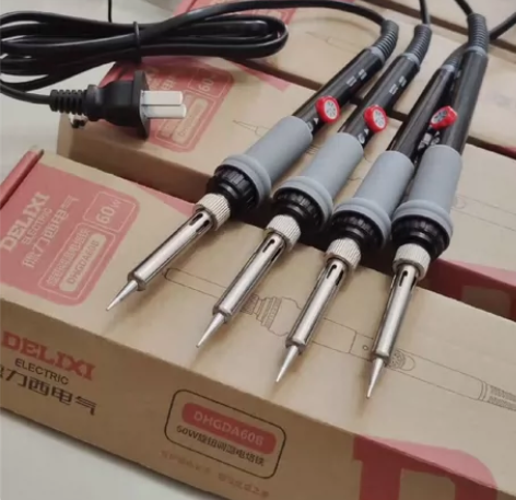 清一批全新德力西电烙铁家用电烙铁套装15元...