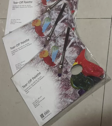 雪山牌 8开调色纸3本 全新未拆封。 美术...