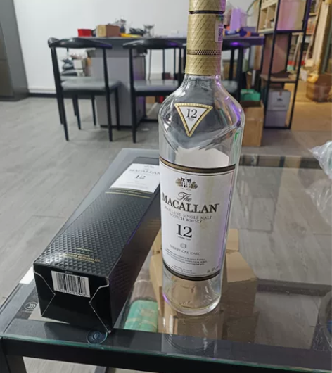 麦卡伦单桶酒柜摆件花瓶装饰12年 感兴趣的...