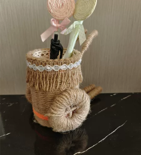 编制，笔筒，摆件 感兴趣的话点“我想要”和...