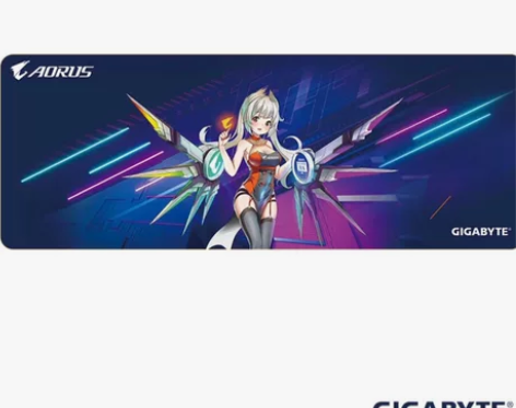 技嘉雕妹鼠标垫,二次元风格定制大桌垫。 尺...