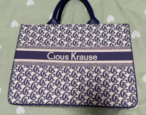 女士手提包百搭时尚蓝色新款2023潮时尚百...