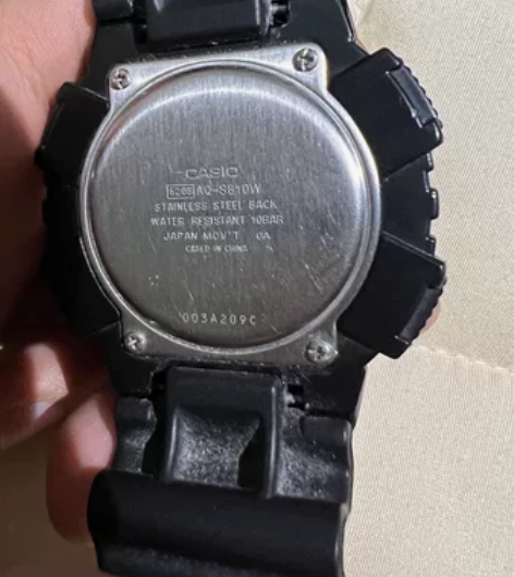 卡西欧AQ-S810，85新左右，单表没别...