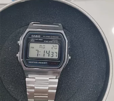 卡西欧casio小方块休闲手表 99新~只...