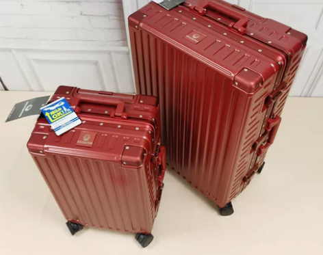 ?漫游行李箱 大红色结婚箱子陪嫁箱皮箱拉杆...