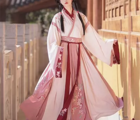 [夕瑶赋汉服-女-魏晋套装交领晋制中国风全...