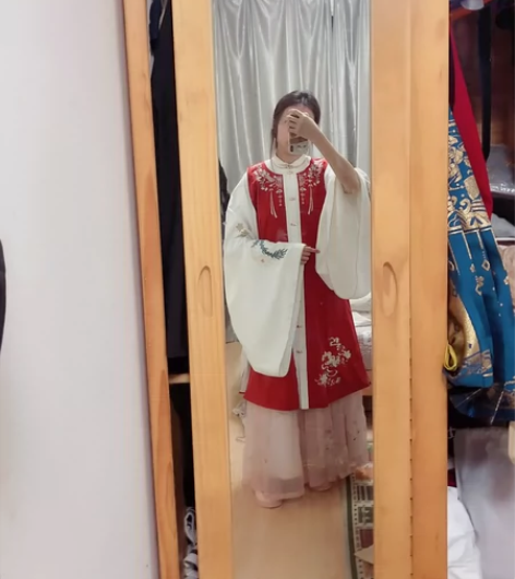 【凤之灵长袄马面】汉裳芳华原创汉服秋冬立领...