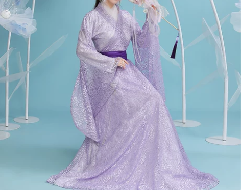 夕洛茜汉服女秋中国风夏季仙气超仙襦裙仙女飘...