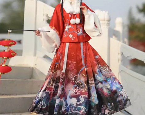 翡缇兰，枫丹白鹿联名款，明制汉服女2022...