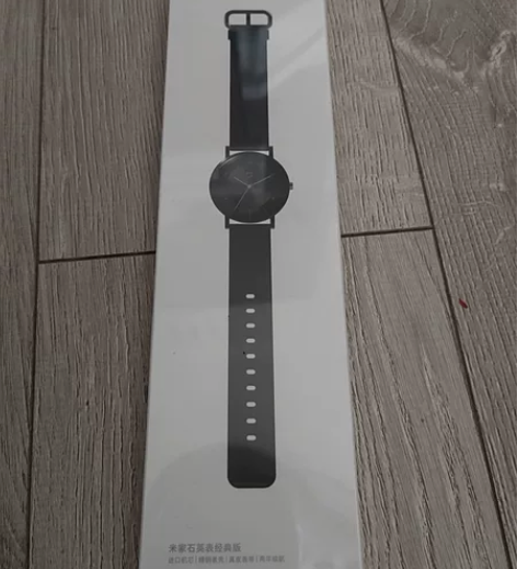 米家石英表经典版本全新未拆封   黑色全新...