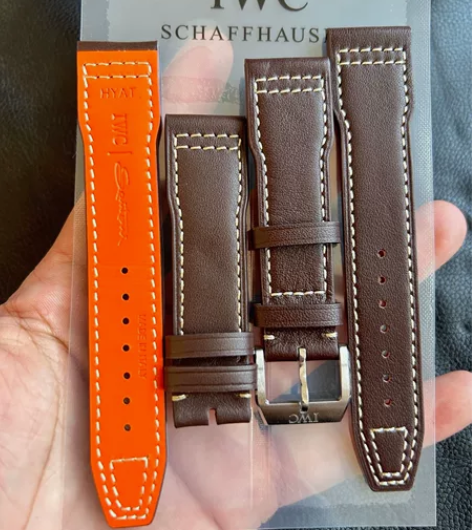 万国飞行员小王子手表带真皮 马克20 马克...