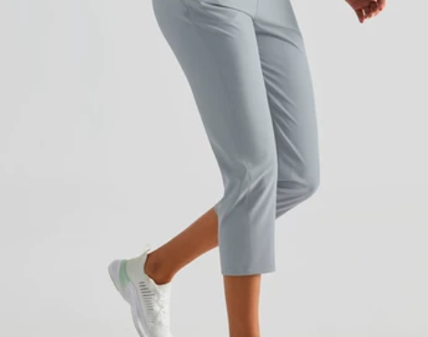 运动裤女宽松速干跑步九分裤直筒显瘦健身裤休...