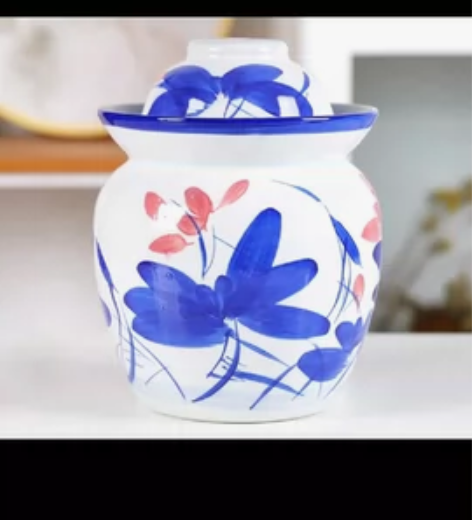 景德镇泡菜坛子家用土陶腌菜酸菜咸菜罐陶瓷新...
