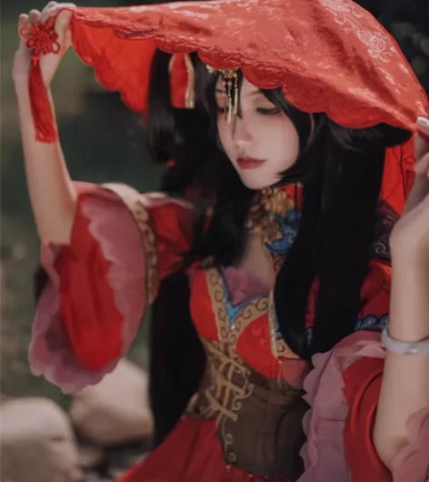 （佛系出）孙尚香婚服cos除鞋全套 漫有引...