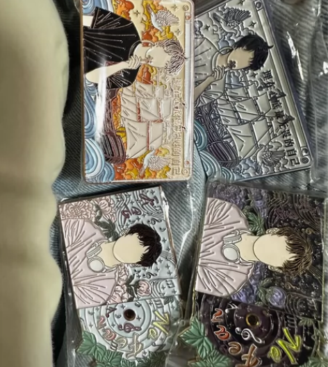 出桃酷金属徽章 无畏徽章 久酷徽章 除he...