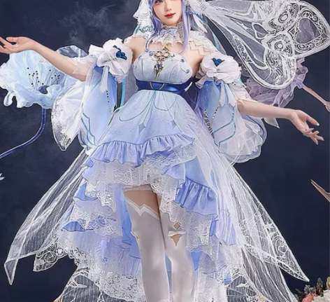 大乔挚爱花嫁三分m码，有假发做了造型，也有...