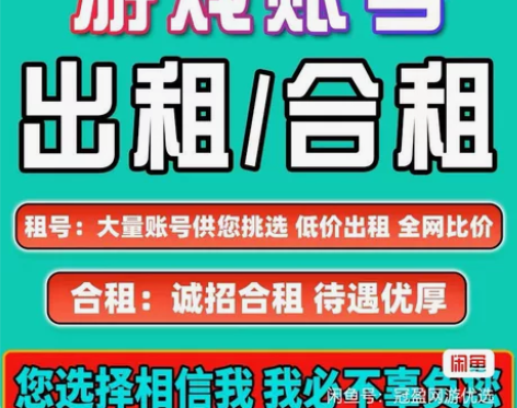 英雄联盟手游闲置号放着没人玩不如合租挣个皮...