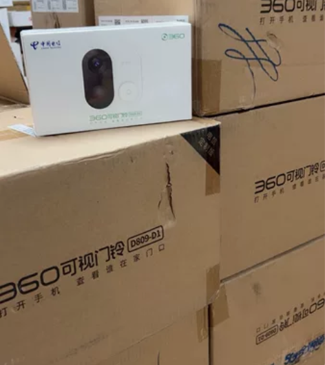 360可视门铃 500台 小翼管家版 原封...