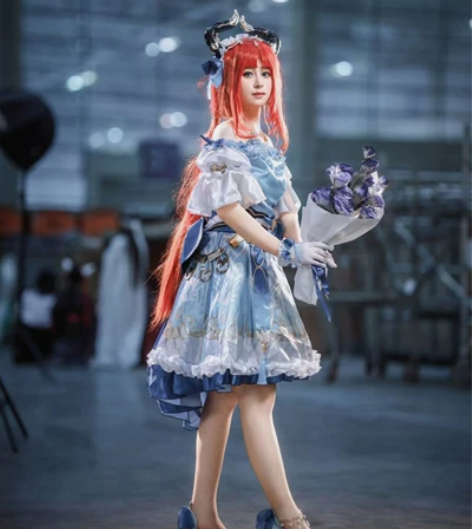 原神cos服妮露日服联动新款cosplay...