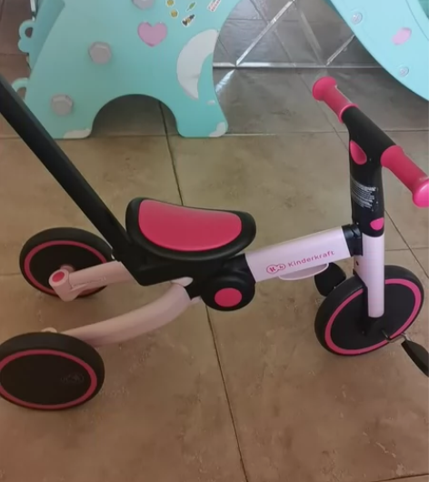 德国KK儿童滑步车平衡车三轮车四合一，下楼...