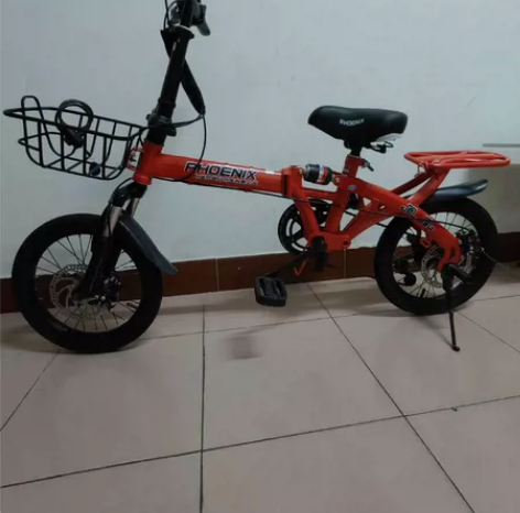 凤凰可折叠自行车男女款款成人超轻便携变速单...