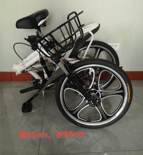 【亏本出】全新奔驰山地折叠自行车20寸变速...